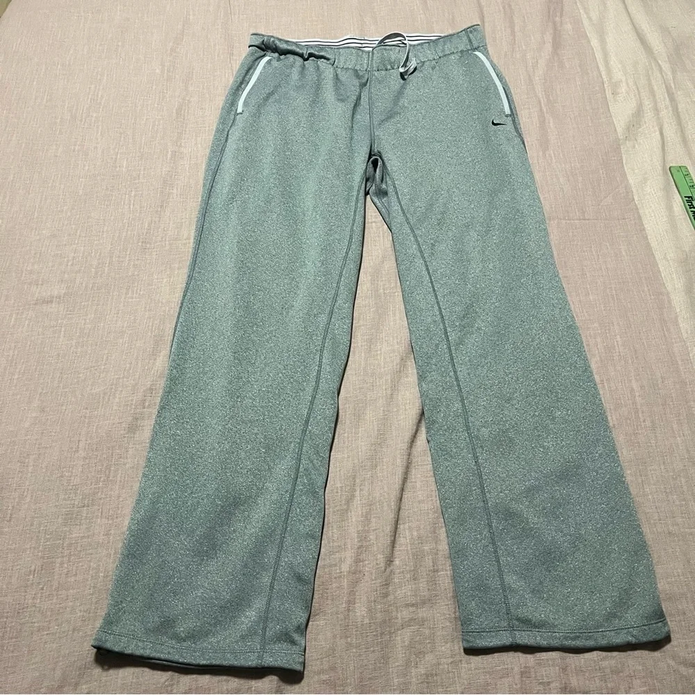 Nike Dri-Fit All Time Update wide Leg Track Pants Size Large Workout Athleisure